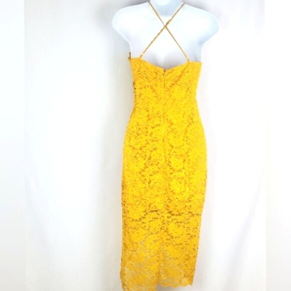 VICI Yellow Lace Dress - Picture 8 of 10